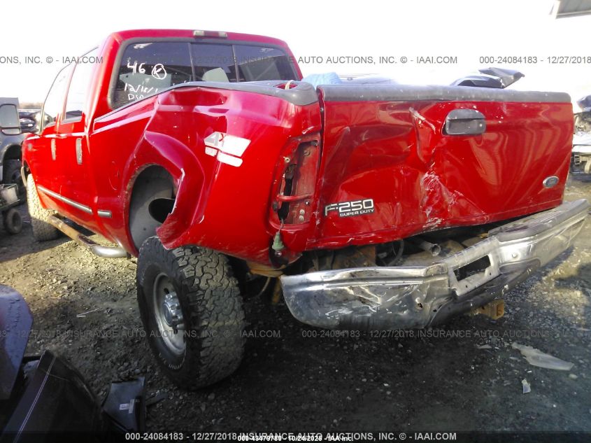 1999 Ford F-250 Lariat/Xl/Xlt VIN: 1FTNW21SXXED48501 Lot: 43479780