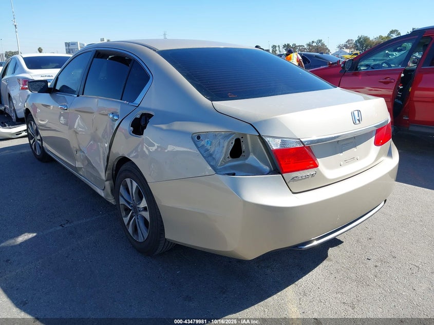 2015 Honda Accord Lx beige sedan gasoline 1HGCR2F33FA227963 photo #4