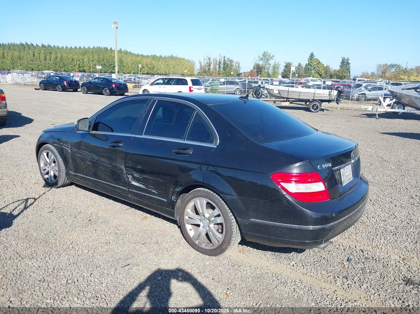 WDDGF54XX9F204631 2009 MERCEDES-BENZ C-KLASSE photo no. 3