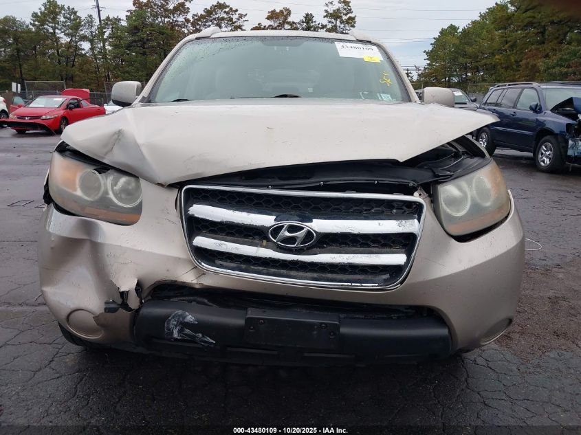 2007 Hyundai Santa Fe Gls VIN: 5NMSG13D97H092342 Lot: 43480109