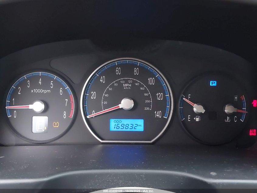 2007 Hyundai Santa Fe Gls VIN: 5NMSG13D97H092342 Lot: 43480109