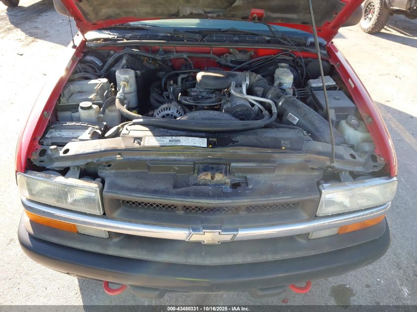 2003 Chevrolet S-10 Ls VIN: 1GCCT19X038109865 Lot: 43480331