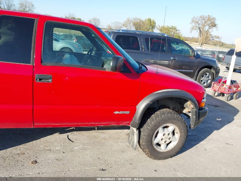 2003 Chevrolet S-10 Ls VIN: 1GCCT19X038109865 Lot: 43480331