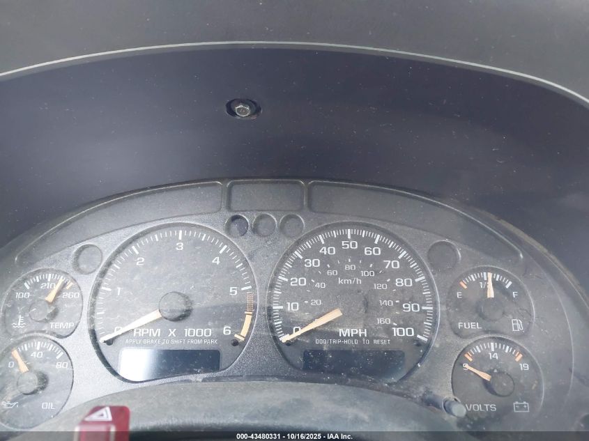 2003 Chevrolet S-10 Ls VIN: 1GCCT19X038109865 Lot: 43480331