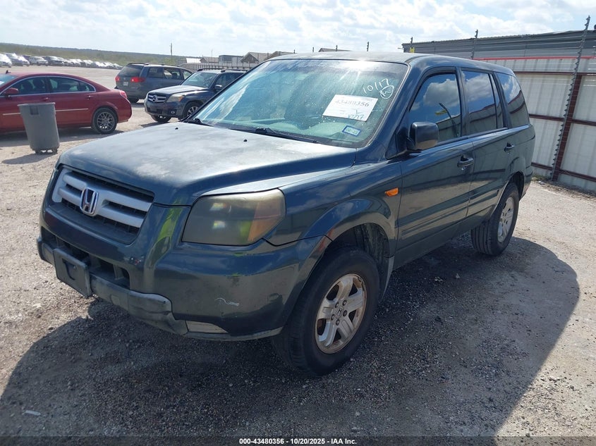 5FNYF28186B041285 2006 HONDA PILOT photo no. 2