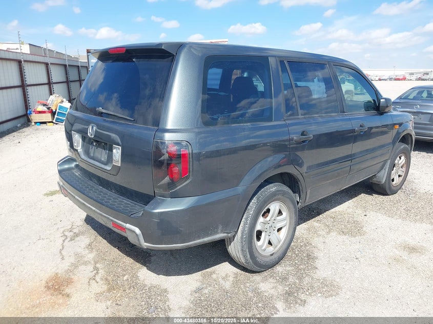 5FNYF28186B041285 2006 HONDA PILOT photo no. 4