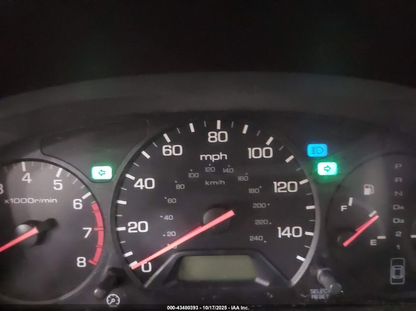 1999 Honda Accord Ex VIN: 1HGCG5658XA082316 Lot: 43480393