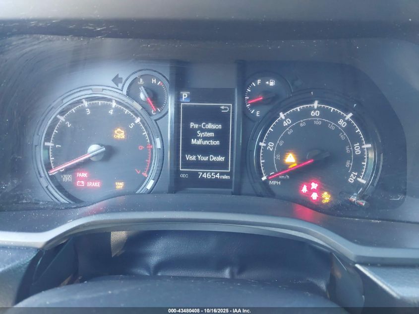 2021 Toyota 4Runner Sr5 VIN: JTEEU5JR2M5240501 Lot: 43480408