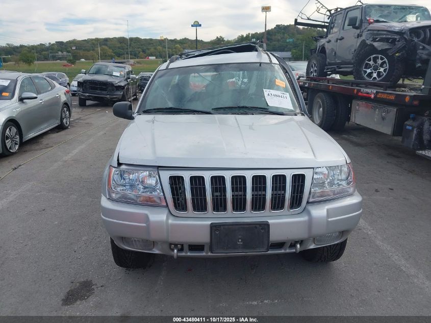 2003 Jeep Grand Cherokee Overland VIN: 1J8GW68J43C511672 Lot: 43480411