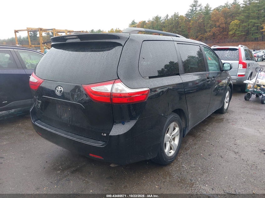 2016 TOYOTA SIENNA LE 8 PASSENGER 5TDKK3DC0GS758064