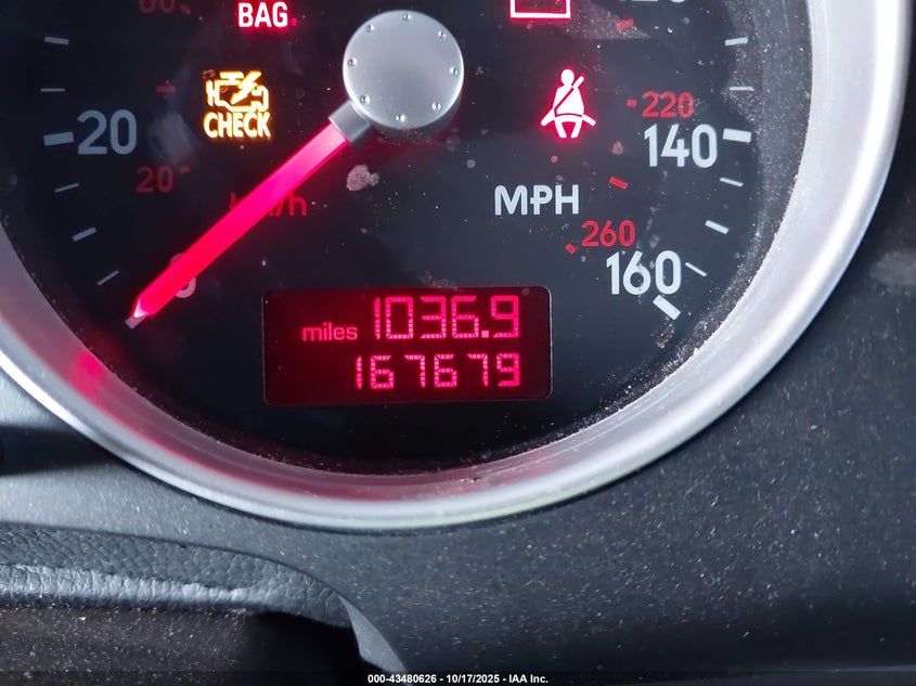 2006 Audi Tt 3.2L VIN: TRUWD28N961005250 Lot: 43480626