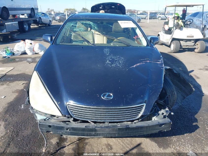 2005 Lexus Es 330 VIN: JTHBA30G355102972 Lot: 43480632