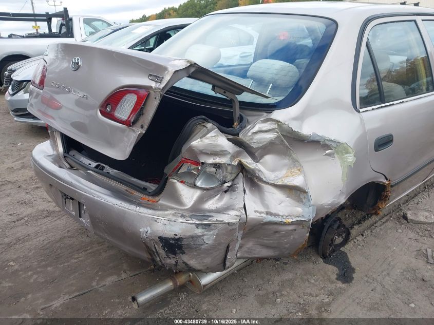 1999 Toyota Corolla Ce VIN: 2T1BR12EXXC230142 Lot: 43480739