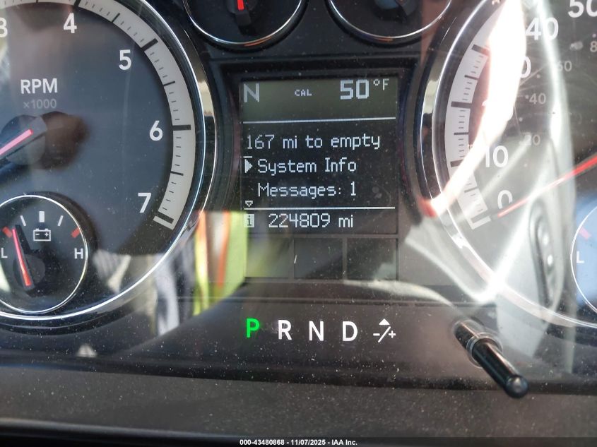 2009 Dodge Ram 1500 Laramie VIN: 1D3HV13T29J531540 Lot: 43480868