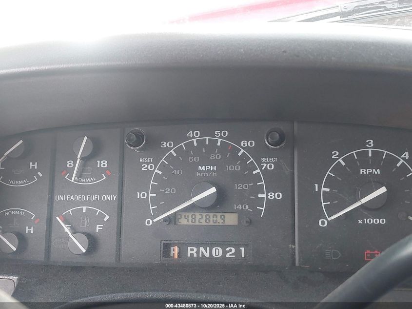 1994 Ford F150 VIN: 1FTEF14N3RLB19205 Lot: 43480873