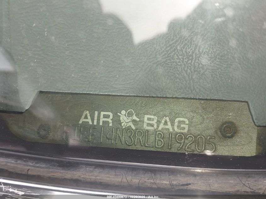 1994 Ford F150 VIN: 1FTEF14N3RLB19205 Lot: 43480873