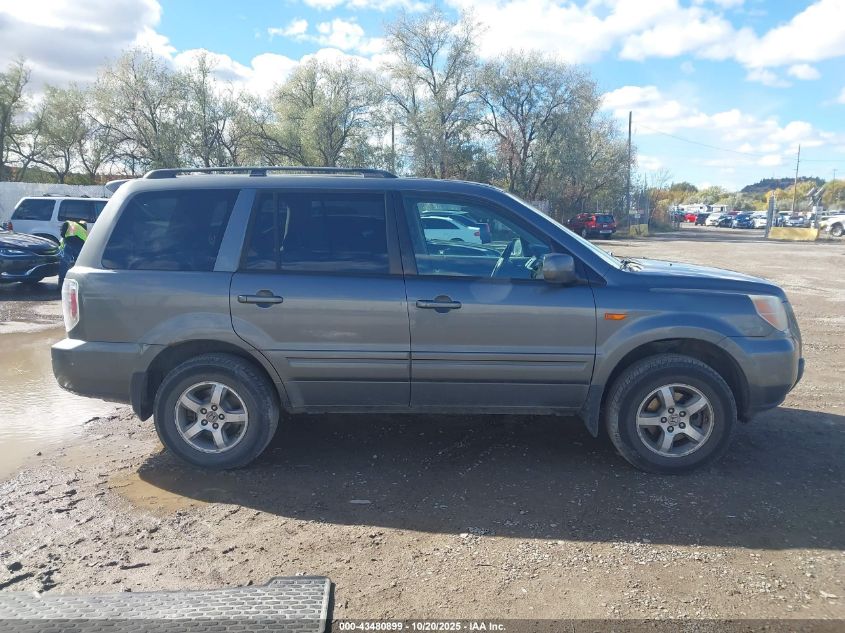 2008 Honda Pilot Ex-L VIN: 5FNYF18678B024227 Lot: 43480899