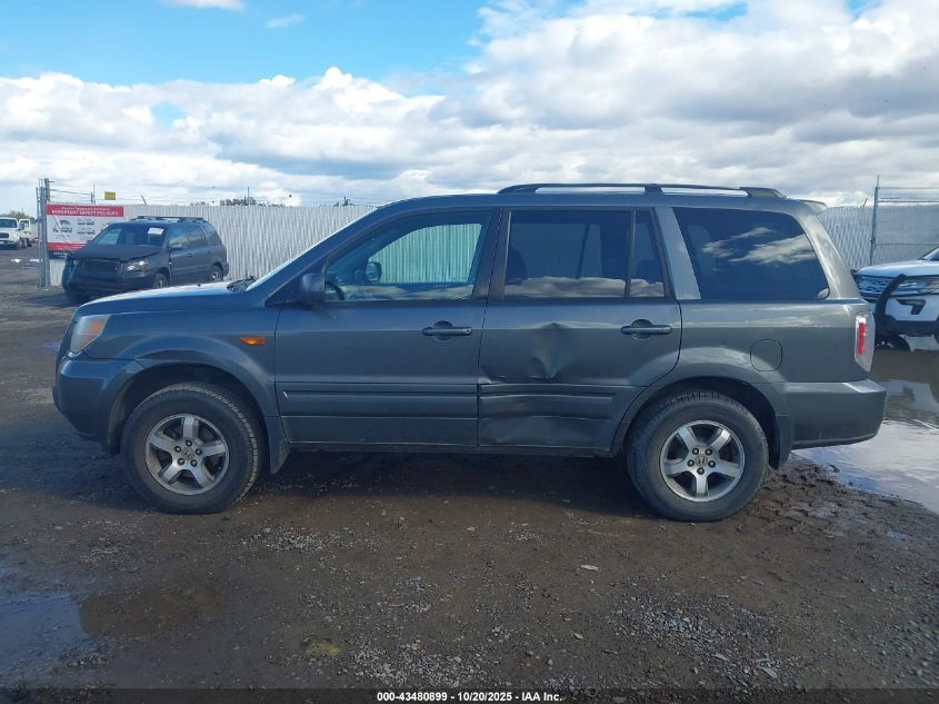 2008 Honda Pilot Ex-L VIN: 5FNYF18678B024227 Lot: 43480899