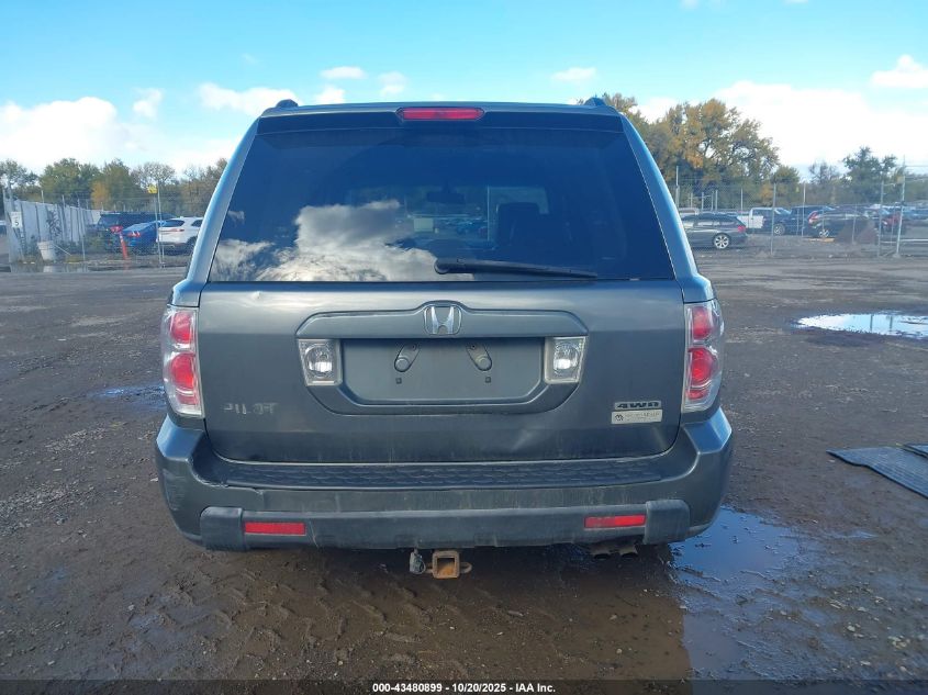 2008 Honda Pilot Ex-L VIN: 5FNYF18678B024227 Lot: 43480899