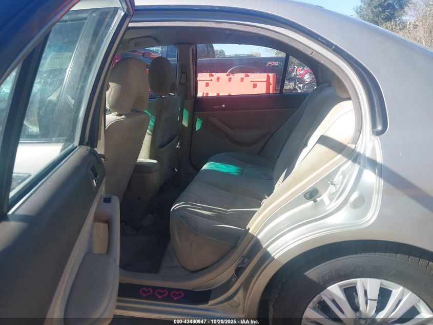 2004 Honda Civic Lx VIN: 2HGES16534H500049 Lot: 43480947