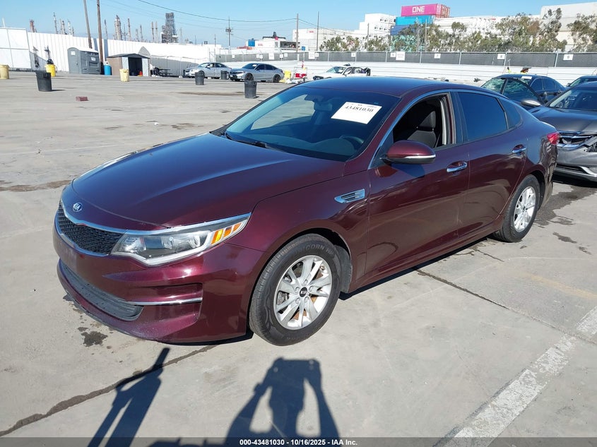 2016 KIA OPTIMA LX 5XXGT4L39GG108886