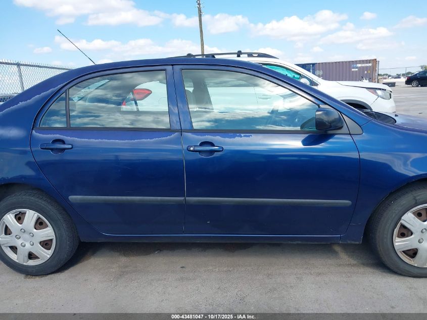 2005 Toyota Corolla Ce VIN: 1NXBR32E25Z394704 Lot: 43481047