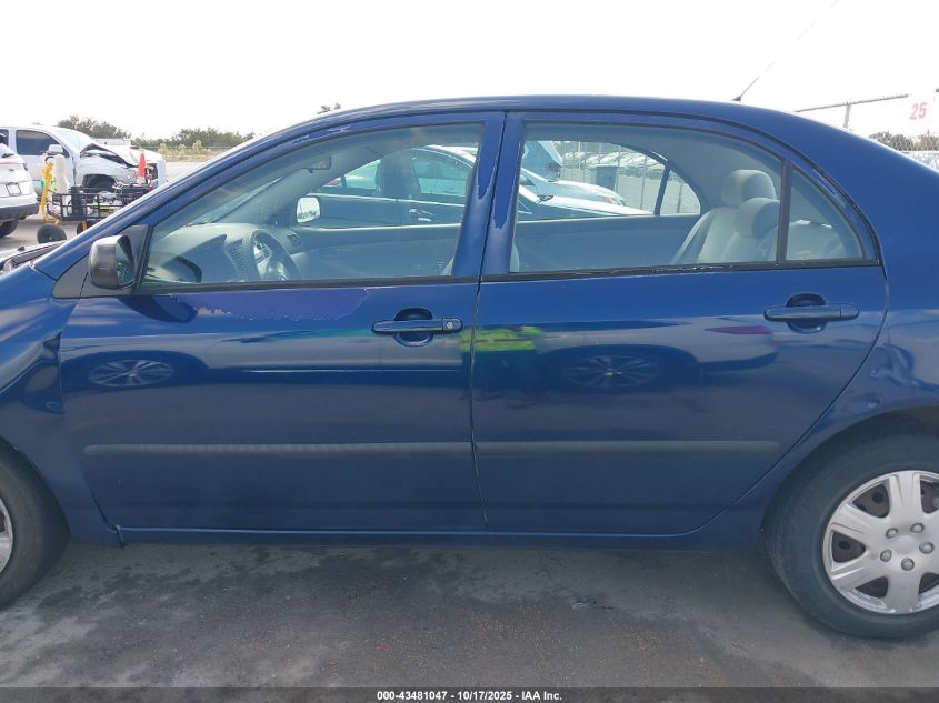 2005 Toyota Corolla Ce VIN: 1NXBR32E25Z394704 Lot: 43481047