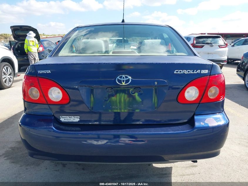 2005 Toyota Corolla Ce VIN: 1NXBR32E25Z394704 Lot: 43481047