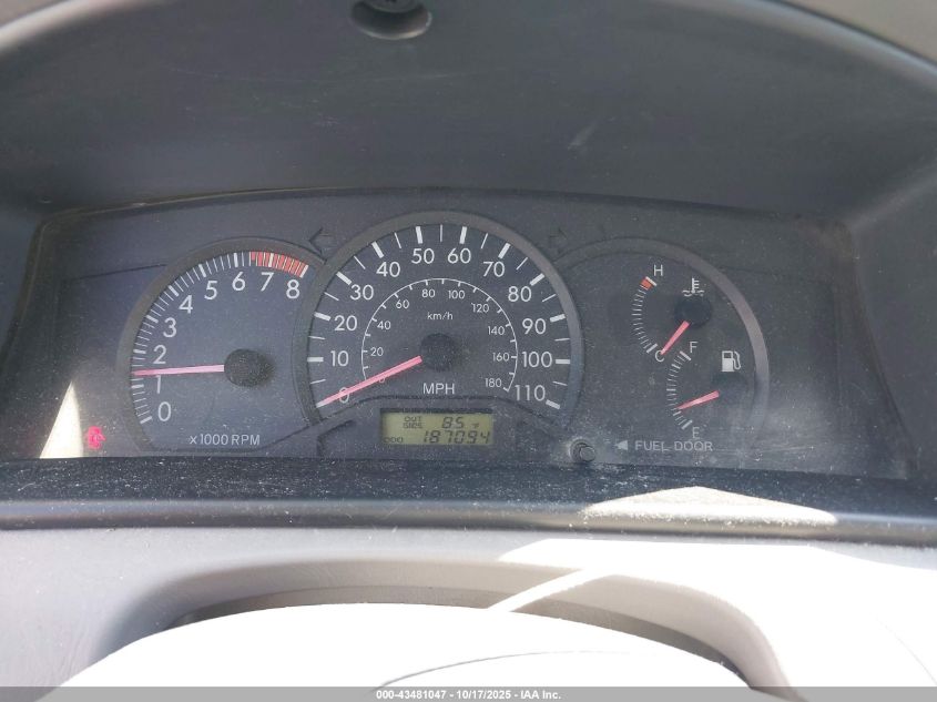 2005 Toyota Corolla Ce VIN: 1NXBR32E25Z394704 Lot: 43481047