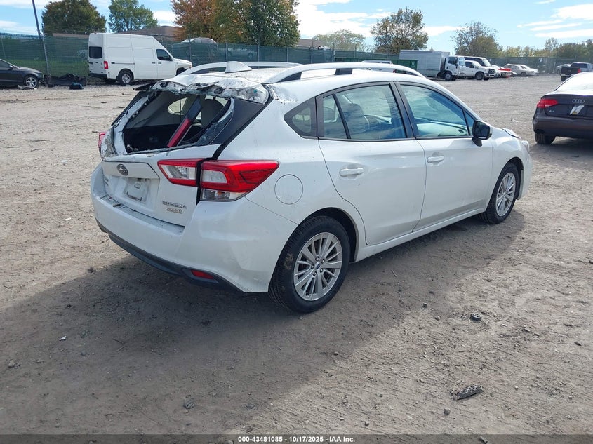 2017 SUBARU IMPREZA 2.0I PREMIUM 4S3GTAB60H3749243