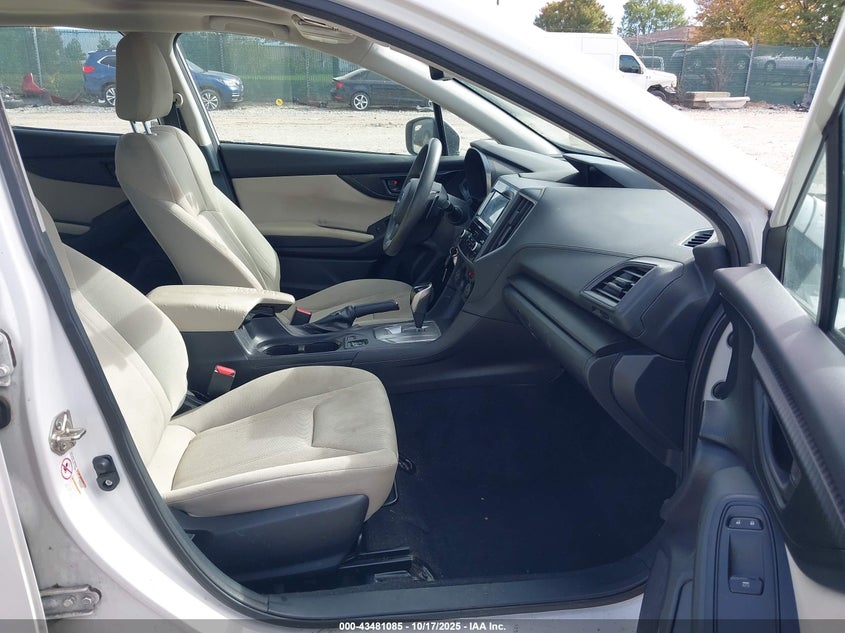 2017 SUBARU IMPREZA 2.0I PREMIUM 4S3GTAB60H3749243