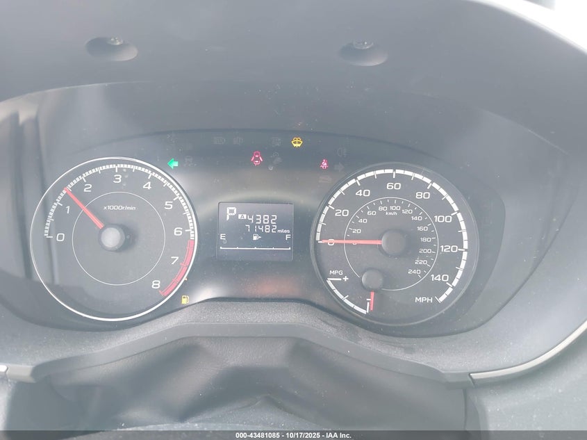 2017 SUBARU IMPREZA 2.0I PREMIUM 4S3GTAB60H3749243