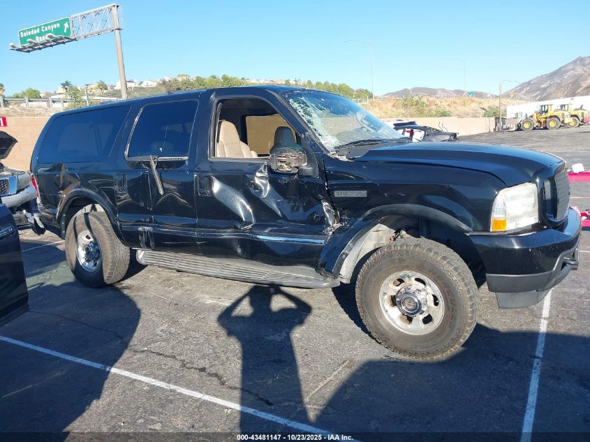 2003 Ford Excursion Limited VIN: 1FMNU43S23EC31824 Lot: 43481147