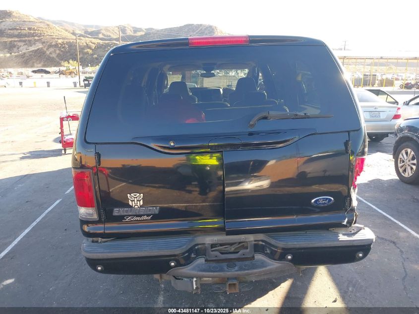 2003 Ford Excursion Limited VIN: 1FMNU43S23EC31824 Lot: 43481147