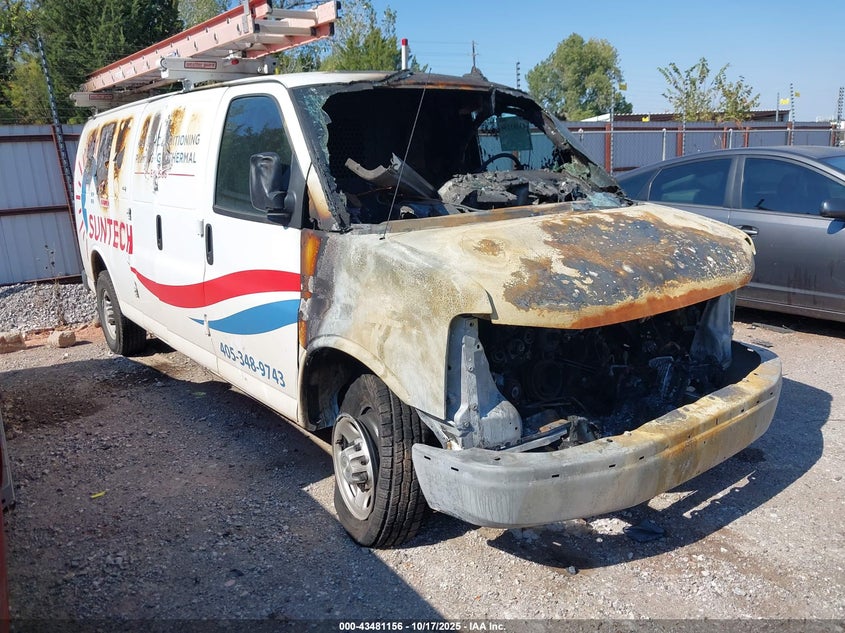 2023 CHEVROLET EXPRESS CARGO RWD 2500 EXTENDED WHEELBASE WT - 1GCWGBFP7P1107010