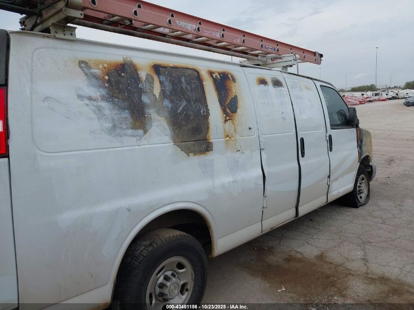 2023 Chevrolet Express Cargo Rwd 2500 Extended Wheelbase Wt VIN: 1GCWGBFP7P1107010 Lot: 43481156