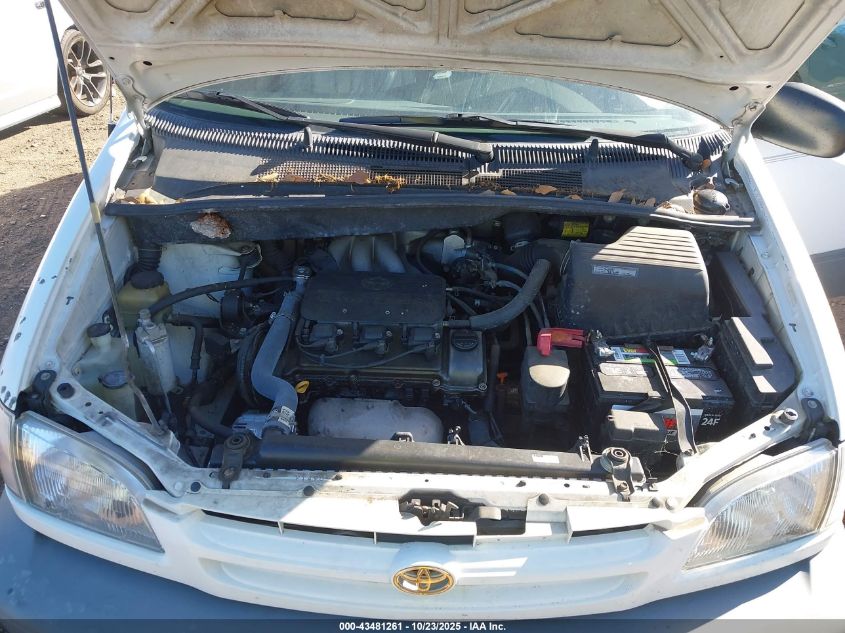 2000 Toyota Sienna Le VIN: 4T3ZF13C3YU171382 Lot: 43481261