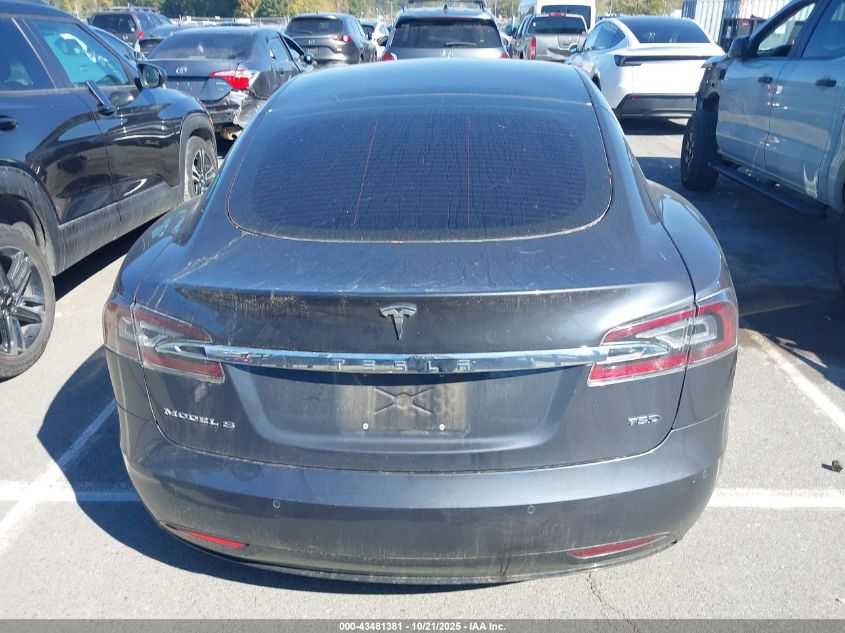 2017 Tesla Model S 100D/60D/75D/90D/P100D VIN: 5YJSA1E25HF213092 Lot: 43481381