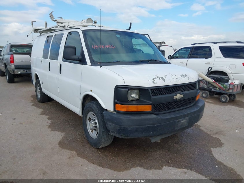 2013 CHEVROLET EXPRESS 2500 WORK VAN - 1GCWGFCA2D1142282