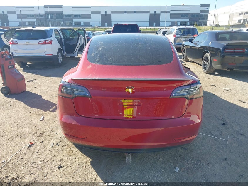 2018 Tesla Model 3 Long Range/Performance VIN: 5YJ3E1EBXJF106229 Lot: 43481413