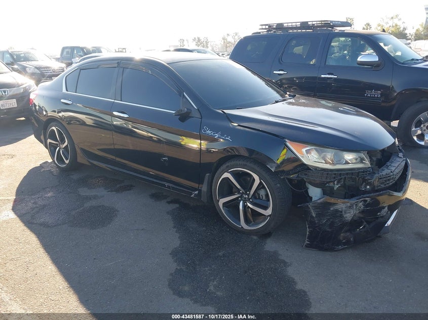 2016 HONDA ACCORD SPORT - 1HGCR2F52GA107803