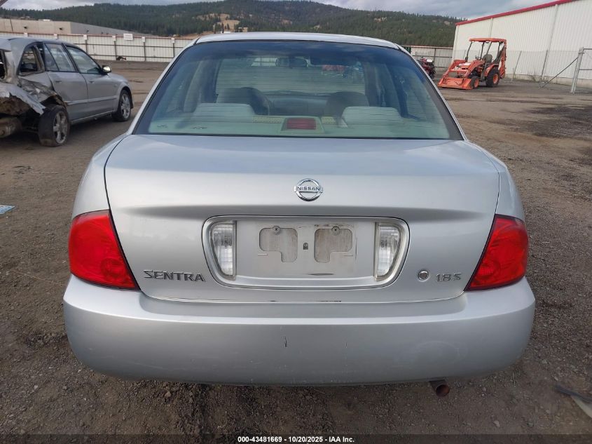 2005 Nissan Sentra 1.8S VIN: 3N1CB51D15L570303 Lot: 43481669