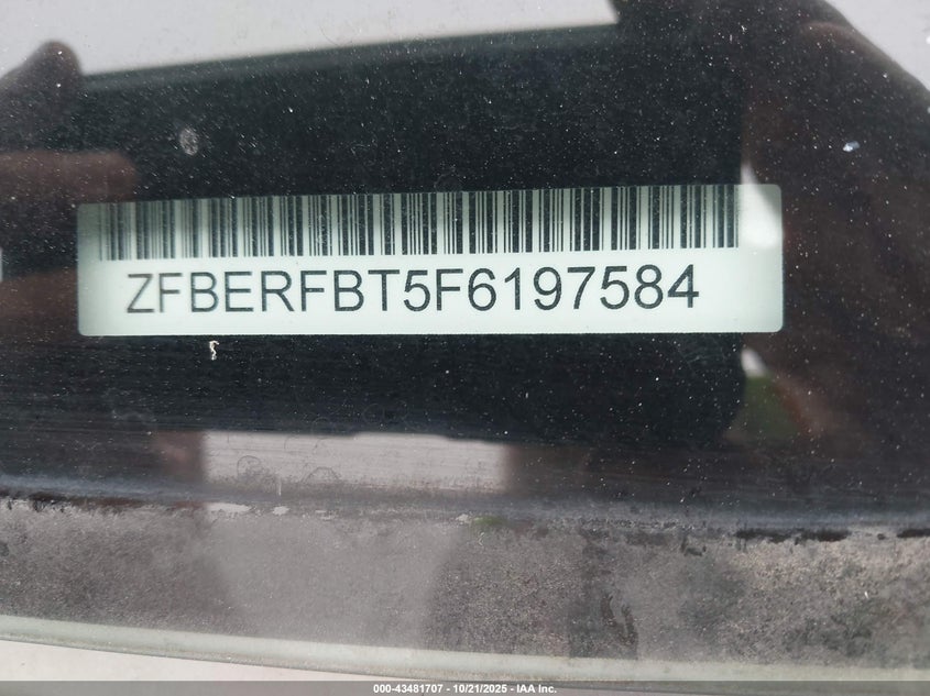 2015 RAM PROMASTER CITY TRADESMAN SLT ZFBERFBT5F6197584