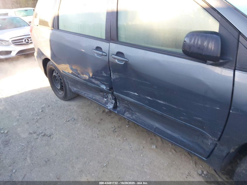 2008 Toyota Sienna Ce VIN: 5TDZK23C58S192396 Lot: 43481732