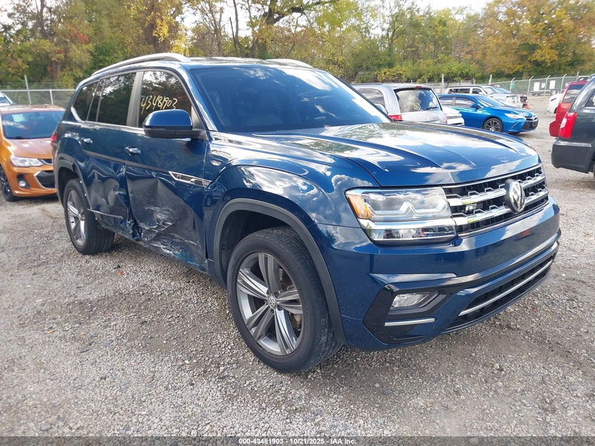 2019 VOLKSWAGEN ATLAS 3.6L V6 SE W/TECHNOLOGY R-LINE - 1V2XR2CA9KC564282