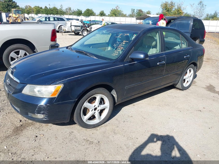 5NPEU46F56H002268 2006 HYUNDAI SONATA photo no. 2