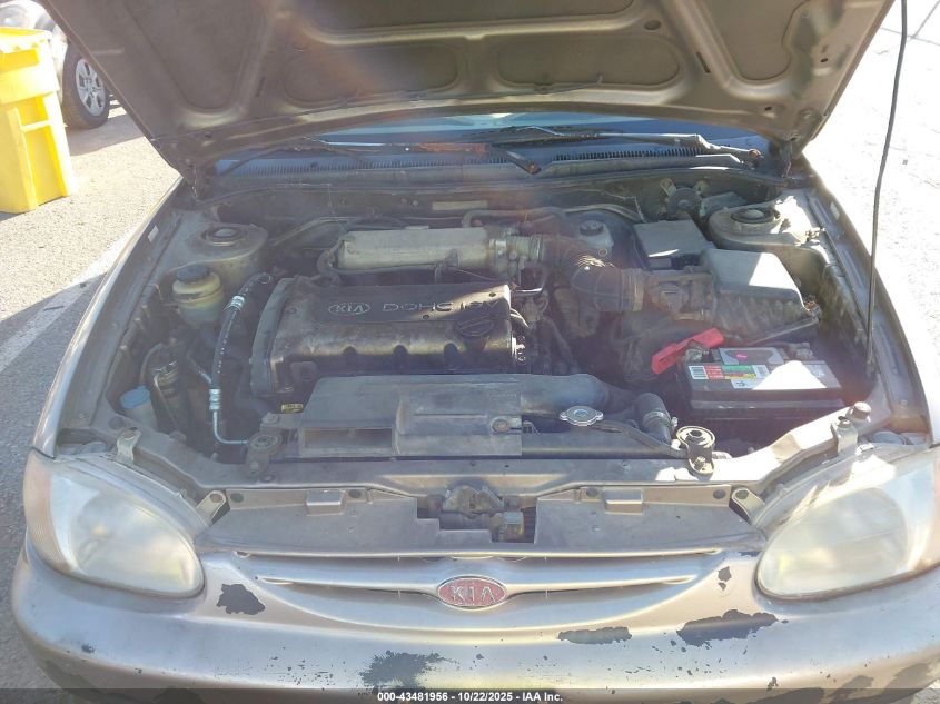 2001 Kia Sephia Ls VIN: KNAFB121715069673 Lot: 43481956