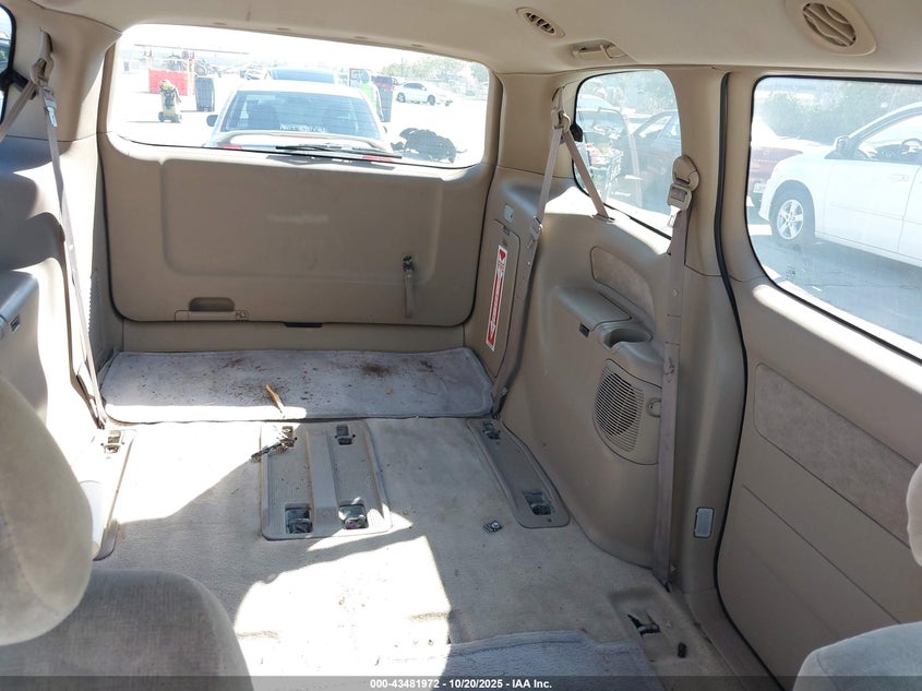 2001 Toyota Sienna Le VIN: 4T3ZF13C71U352362 Lot: 43481972