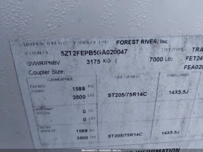 5ZT2FEPB5GA020047 2016   photo no. 9