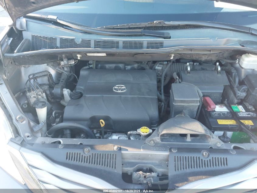 2011 Toyota Sienna Xle VIN: 5TDDK3DC7BS019419 Lot: 43482101